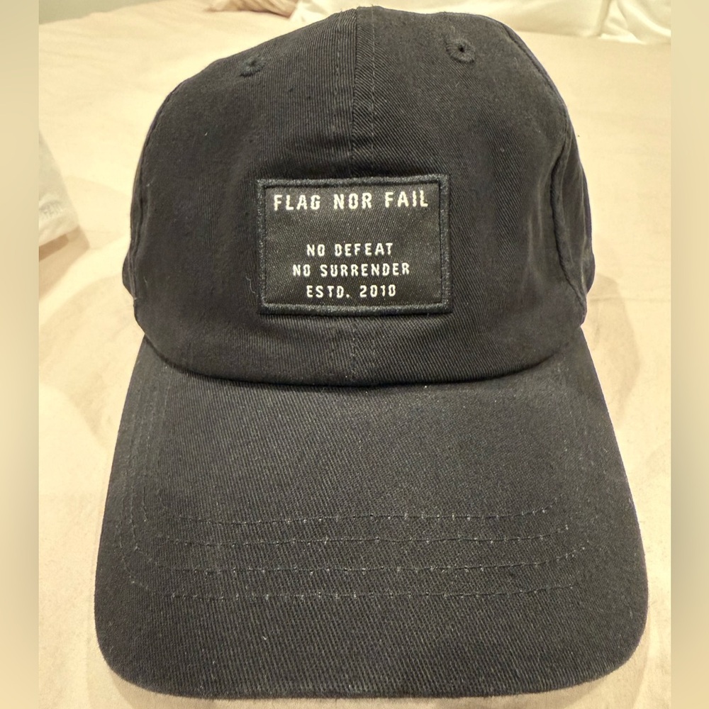Flag Nor Fail Black Baseball Cap